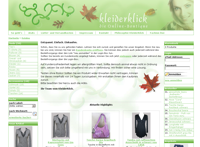 Screenshot des Webshops Kleiderklick
